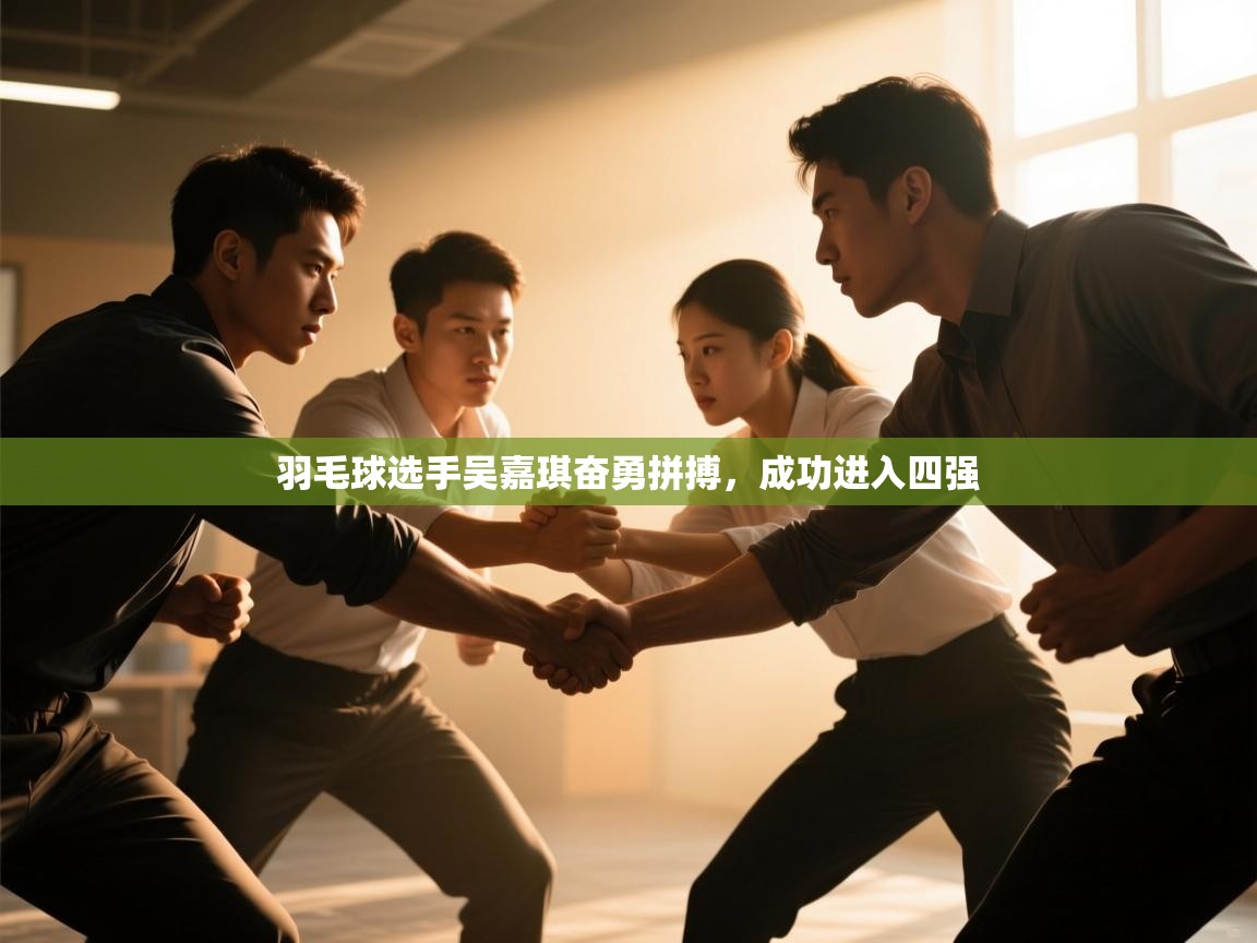 羽毛球选手吴嘉琪奋勇拼搏，成功进入四强